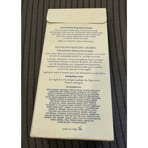 Crabtree & Evelyn CARIBBEAN ISLAND WILD FLOWERS HAND THERAPY 3.5oz New In Box - Picture 3 of 4